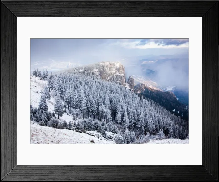 Framed Print : Ceahlau Massif in winter, Eastern Carpathians, Neamt County, Moldavia, Romania, Europe Framed Print : Ceahlau Massif in winter, Eastern Carpathians, Neamt County, Moldavia, Romania, Europe