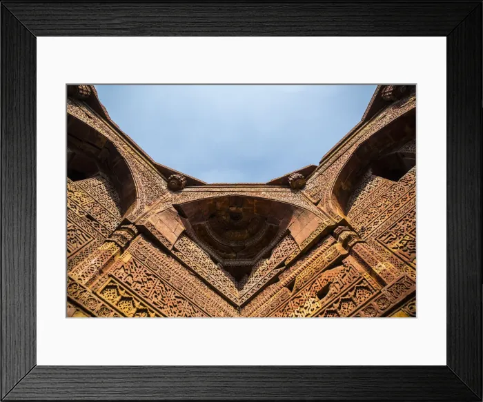 Framed Print : Architectural detail, New Delhi, India, Asia Framed Print : Architectural detail, New Delhi, India, Asia