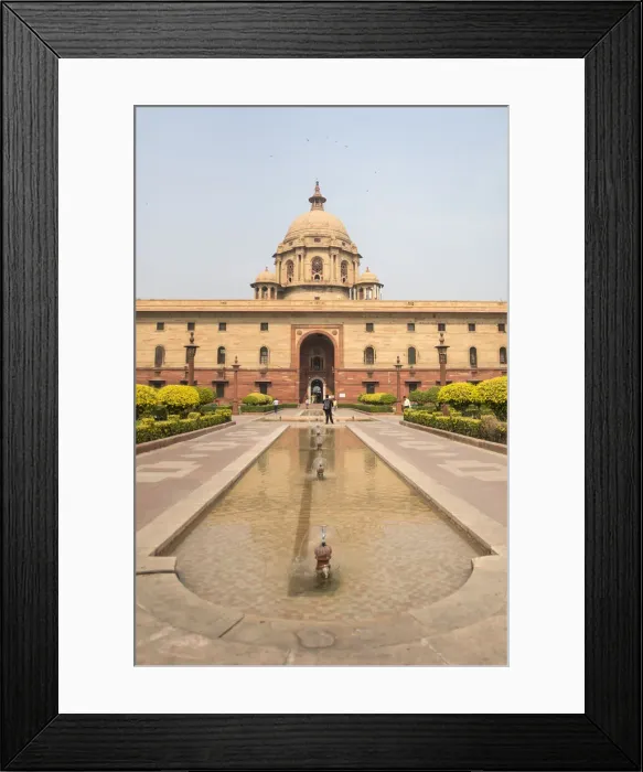Framed Print : Indian Government buildings, New Delhi, India, Asia Framed Print : Indian Government buildings, New Delhi, India, Asia