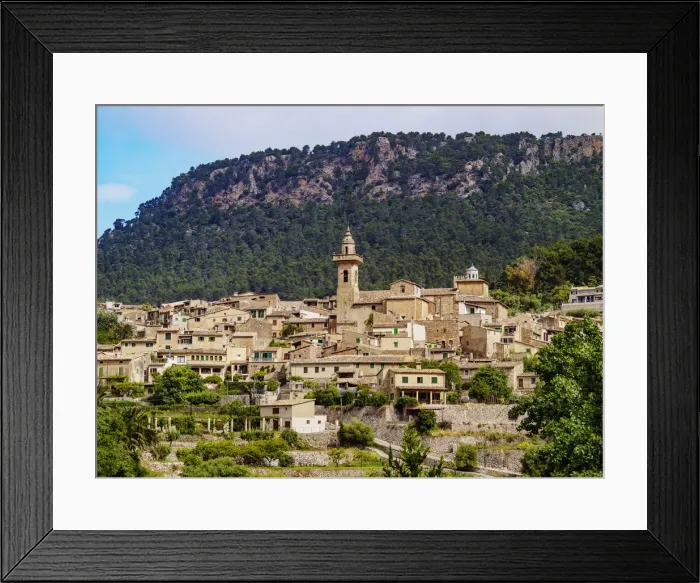Framed Print : Valldemossa townscape, Mallorca (Majorca), Balearic Islands, Spain, Mediterranean, Europe Framed Print : Valldemossa townscape, Mallorca (Majorca), Balearic Islands, Spain, Mediterranean, Europe
