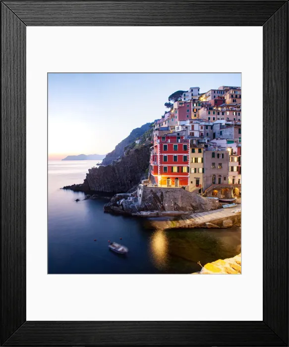 Framed Print : Picturesque village of Riomaggiore in Cinque Terre, UNESCO World Heritage Site Framed Print : Picturesque village of Riomaggiore in Cinque Terre, UNESCO World Heritage Site