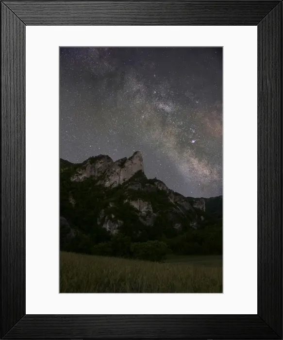 Framed Print : Milky Way above Sassi di Roccamalatina rocks, Emilia Romagna, Italy, Europe Framed Print : Milky Way above Sassi di Roccamalatina rocks, Emilia Romagna, Italy, Europe