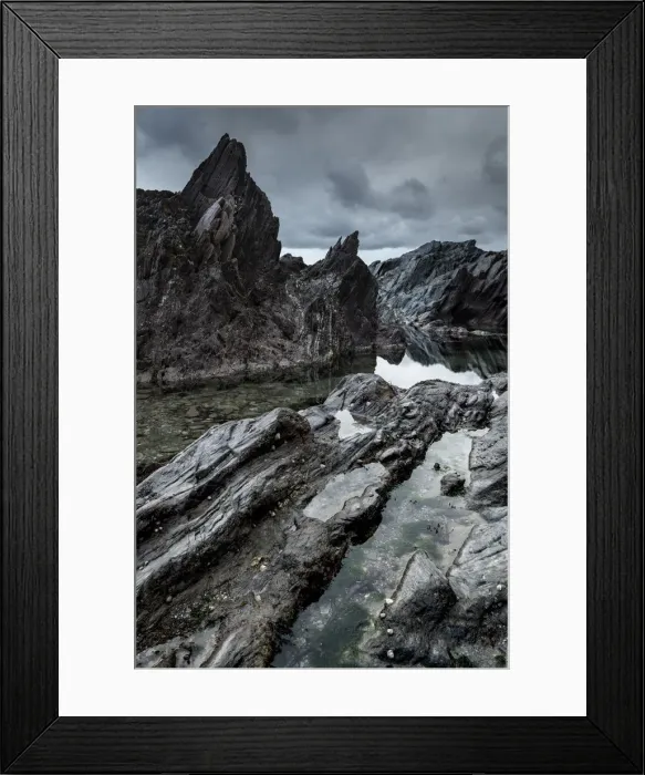 Framed Print : Rocky shores of Ayrmer Cove in the South Hams, Devon, England, United Kingdom, Europe Framed Print : Rocky shores of Ayrmer Cove in the South Hams, Devon, England, United Kingdom, Europe