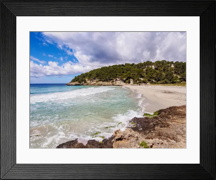Framed Print : Cala Trebaluger, Trebaluger Bay, Menorca (Minorca), Balearic Islands, Spain
