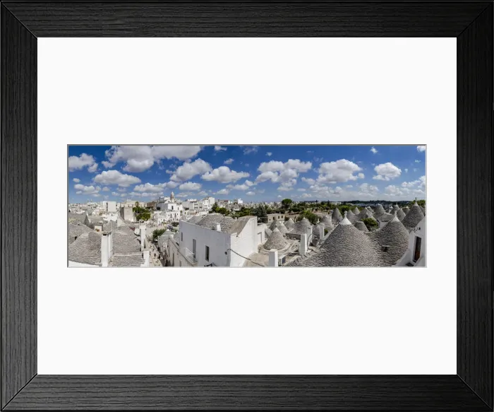 Framed Print : Trulli traditional stone huts and Itria Valley in summer, Alberobello Framed Print : Trulli traditional stone huts and Itria Valley in summer, Alberobello