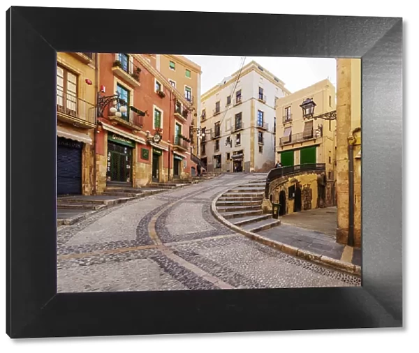 Street of the Old Town, Tarragona, Catalonia, Spain, Europe