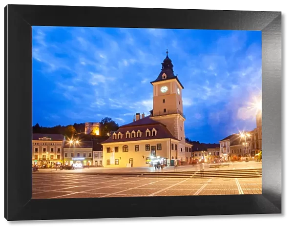 Council Square, Old Town square in Brasov, Transylvania, Romania, EuropeEurope