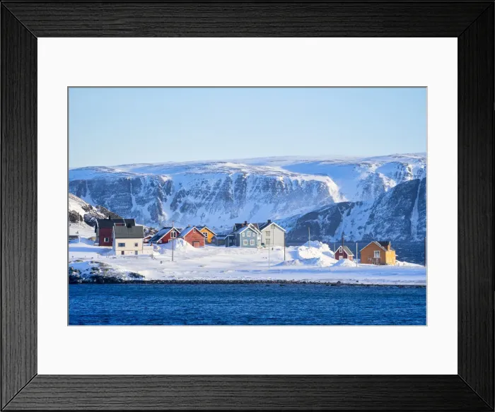 Framed Print : Kongsfjord, Veidnes, Varanger Peninsula, Finnmark, Norway, Scandinavia, Europe Framed Print : Kongsfjord, Veidnes, Varanger Peninsula, Finnmark, Norway, Scandinavia, Europe