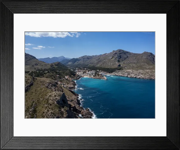 Framed Print : Aerial of Cala Sant Vicenc, Mallorca (Majorca), Balearic Islands, Spain, Mediterranean Framed Print : Aerial of Cala Sant Vicenc, Mallorca (Majorca), Balearic Islands, Spain, Mediterranean
