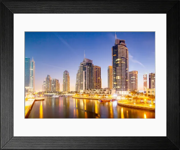 Framed Print : Skyscrapers in Dubai Marina, Dubai, United Arab Emirates, Middle East Framed Print : Skyscrapers in Dubai Marina, Dubai, United Arab Emirates, Middle East