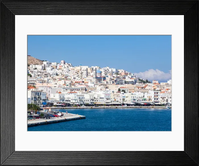 Framed Print : Ermoupoli, also known by the formal older name Ermoupolis (Hermoupolis Framed Print : Ermoupoli, also known by the formal older name Ermoupolis (Hermoupolis