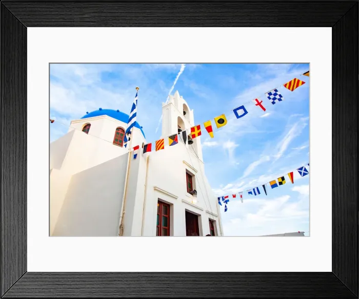 Framed Print : Traditional Greek architecture in Oia, Santorini (Thira), Cyclades, Greek Islands, Greece Framed Print : Traditional Greek architecture in Oia, Santorini (Thira), Cyclades, Greek Islands, Greece