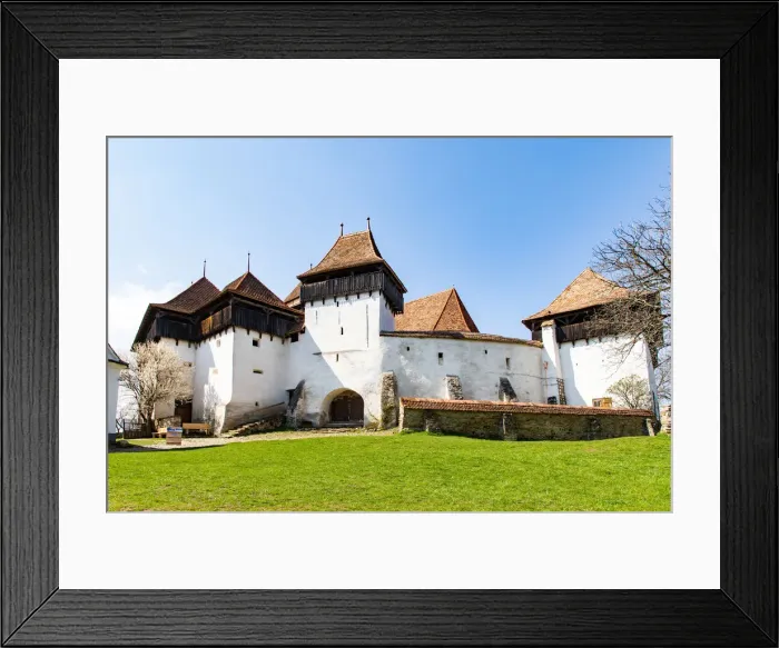 Framed Print : Fortified church and fortress of Viscri, UNESCO World Heritage Site, Transylvania Framed Print : Fortified church and fortress of Viscri, UNESCO World Heritage Site, Transylvania