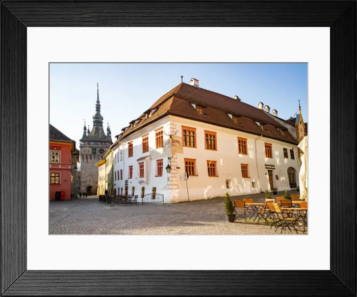 Framed Print : Historic Centre of Sighisoara, UNESCO World Heritage Site, Romania, Europe Framed Print : Historic Centre of Sighisoara, UNESCO World Heritage Site, Romania, Europe