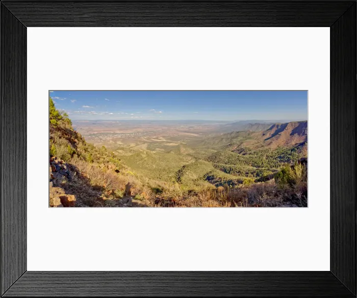 Framed Print : Afternoon view from the Spectator Area on Mingus Mountain near Jerome, Arizona Framed Print : Afternoon view from the Spectator Area on Mingus Mountain near Jerome, Arizona