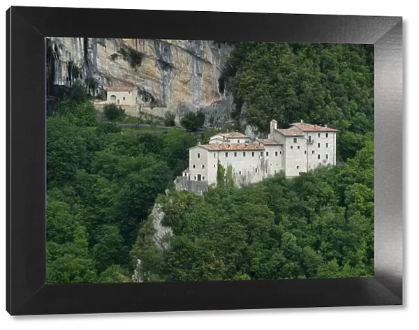 St. Girolamo Hermitage, Mount Cucco Park, Apennines, Umbria, Italy, Europe