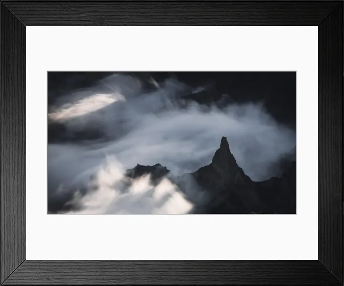Framed Print : Pico Ruivo mountain peak in a sea of clouds, Madeira island, Portugal, Atlantic, Europe Framed Print : Pico Ruivo mountain peak in a sea of clouds, Madeira island, Portugal, Atlantic, Europe