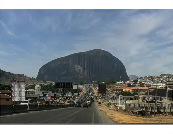 Zuma rock, Abuja, Nigeria, West Africa, Africa