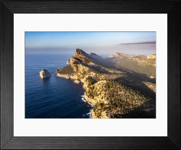 Framed Print : Aerial of the Cap de Formentor, Mallorca, Balearic Islands, Spain, Mediterranean, Europe Framed Print : Aerial of the Cap de Formentor, Mallorca, Balearic Islands, Spain, Mediterranean, Europe