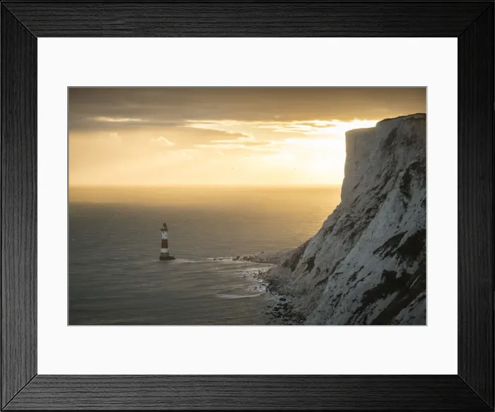 Framed Print : Beachy Head Lighthouse at sunset, East Sussex, England, United Kingdom, Europe Framed Print : Beachy Head Lighthouse at sunset, East Sussex, England, United Kingdom, Europe