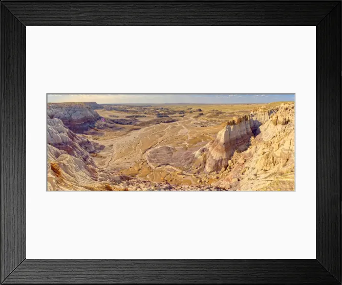 Framed Print : A sheer cliff of rock jutting out from the Blue Mesa along the Billings Gap Trail in Framed Print : A sheer cliff of rock jutting out from the Blue Mesa along the Billings Gap Trail in