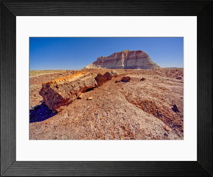 Framed Print : A Bentonite formation in Petrified Forest National Park near Crystal Forest called Framed Print : A Bentonite formation in Petrified Forest National Park near Crystal Forest called