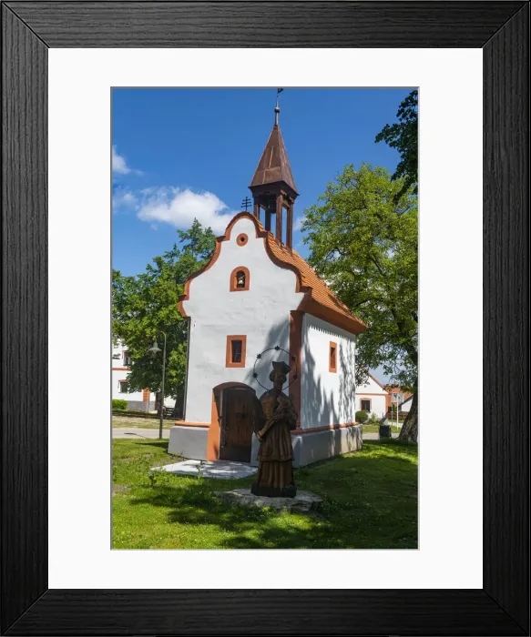 Framed Print : The historic village of Holasovice, UNESCO World Heritage Site, South Bohemia Framed Print : The historic village of Holasovice, UNESCO World Heritage Site, South Bohemia