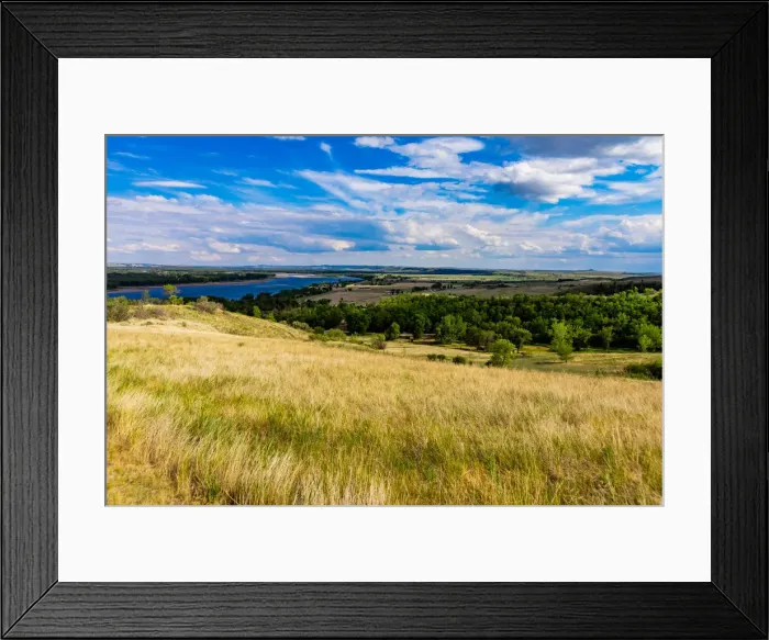 Framed Print : View of the landscape in Fargo, North Dakota, United States of America, North America Framed Print : View of the landscape in Fargo, North Dakota, United States of America, North America