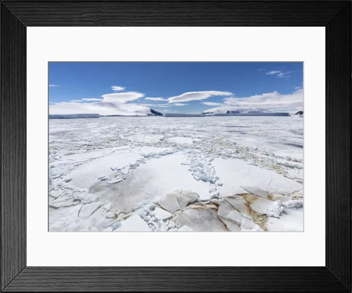 Framed Print : Winter sea ice breaking up in the Weddell Sea, Antarctica, Polar Regions Framed Print : Winter sea ice breaking up in the Weddell Sea, Antarctica, Polar Regions