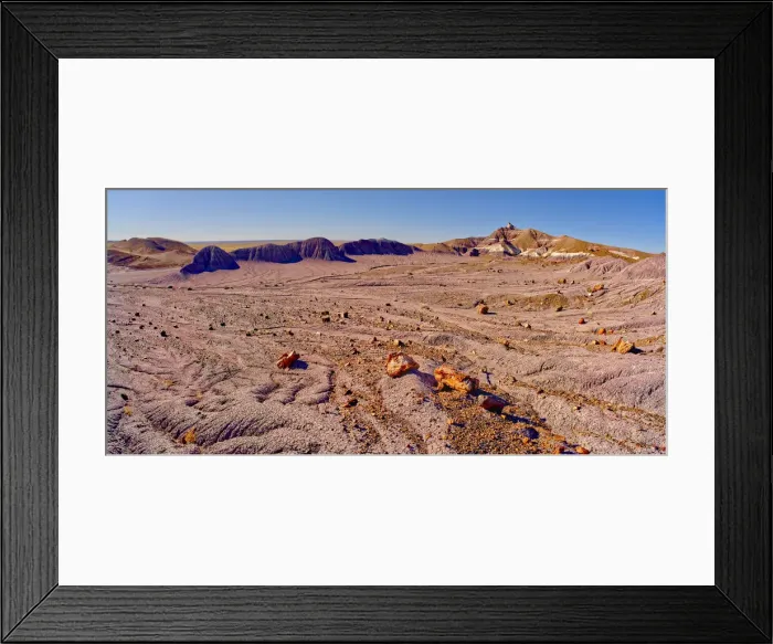 Framed Print : A long formation of purple Bentonite clay called the Purple Peninsula Framed Print : A long formation of purple Bentonite clay called the Purple Peninsula