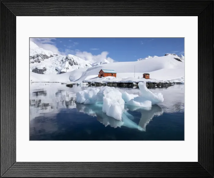Framed Print : The boat house at the Argentine Research Station Base Brown, Paradise Bay, Antarctica Framed Print : The boat house at the Argentine Research Station Base Brown, Paradise Bay, Antarctica