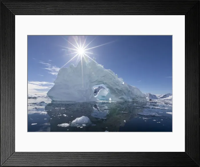 Framed Print : Detail of an iceberg in Paradise Bay, Antarctica, Polar Regions Framed Print : Detail of an iceberg in Paradise Bay, Antarctica, Polar Regions