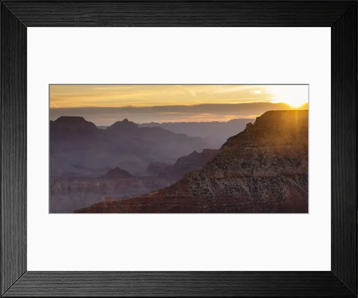 Framed Print : View from South Rim at sunrise, Grand Canyon National Park, UNESCO World Heritage Site Framed Print : View from South Rim at sunrise, Grand Canyon National Park, UNESCO World Heritage Site