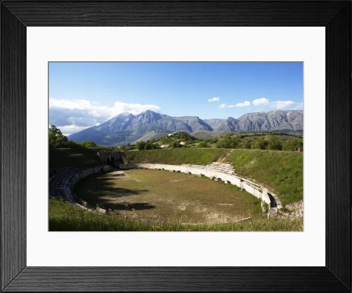 Framed Print : Afternoon light at Alba Fucens Roman Amphiteather, Abruzzo, Italy, Europe Framed Print : Afternoon light at Alba Fucens Roman Amphiteather, Abruzzo, Italy, Europe