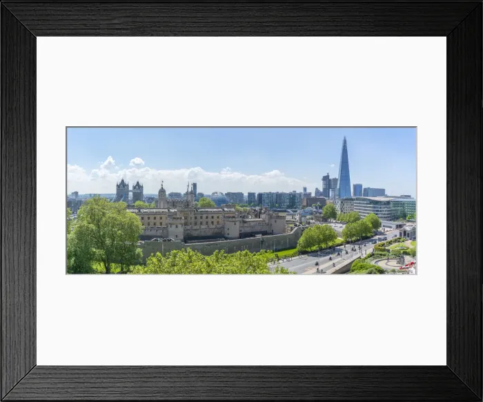Framed Print : View of The Shard and Tower of London from rooftop bar, London, England, United Kingdom Framed Print : View of The Shard and Tower of London from rooftop bar, London, England, United Kingdom