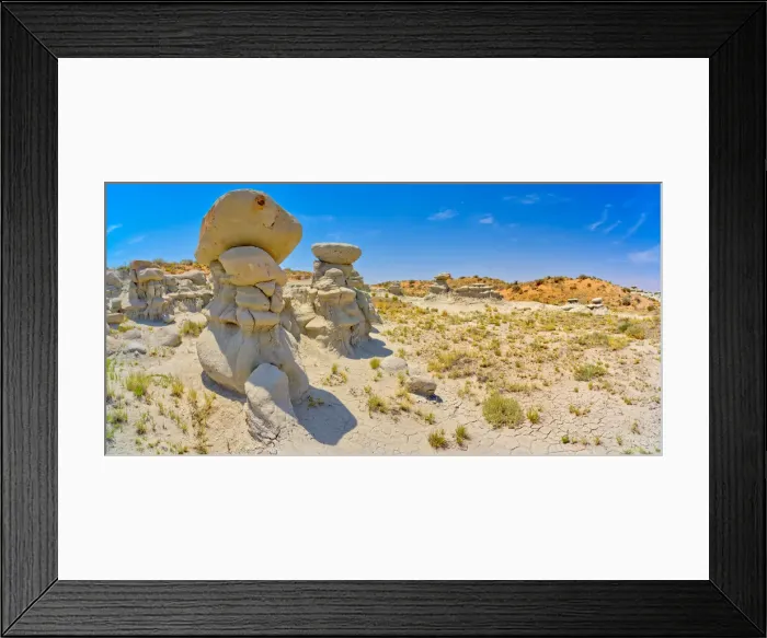 Framed Print : Field of hoodoos in Goblin Garden in the Flat Tops of Petrified Forest National Park Framed Print : Field of hoodoos in Goblin Garden in the Flat Tops of Petrified Forest National Park