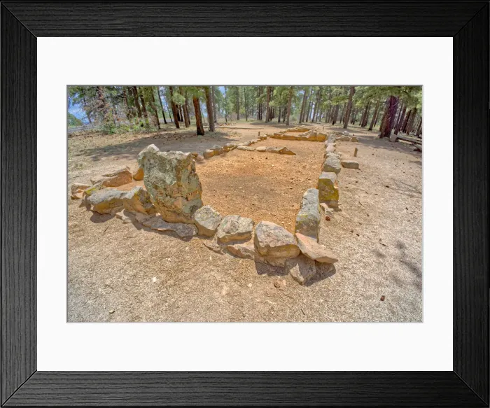 Framed Print : The remains of the Walhalla Indian Ruins near Cape Royal at Grand Canyon North Rim Framed Print : The remains of the Walhalla Indian Ruins near Cape Royal at Grand Canyon North Rim