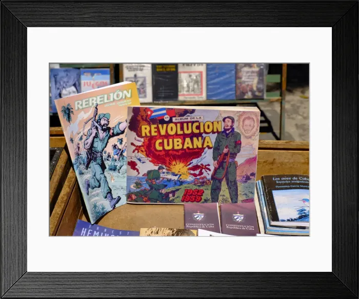 Framed Print : Books for purchase in Plaza de Armas, Havana, Cuba, West Indies, Central America Framed Print : Books for purchase in Plaza de Armas, Havana, Cuba, West Indies, Central America