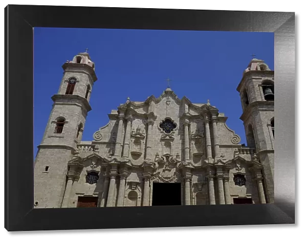 Historic church, Old Havana, Cuba, West Indies, Central America