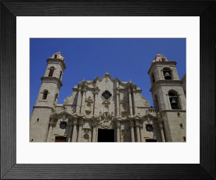 Framed Print : Historic church, Old Havana, Cuba, West Indies, Central America Framed Print : Historic church, Old Havana, Cuba, West Indies, Central America