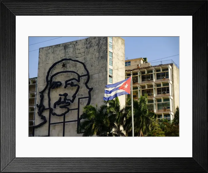 Framed Print : Giant sculpture of Che Guevara in Plaza De La Revolucion (Revolution Square), Havana Framed Print : Giant sculpture of Che Guevara in Plaza De La Revolucion (Revolution Square), Havana