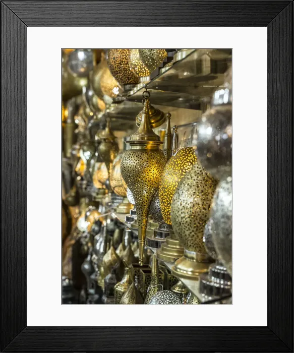 Framed Print : Lantern shop in souk, Medina, Marrakech, Morocco, North Africa, Africa Framed Print : Lantern shop in souk, Medina, Marrakech, Morocco, North Africa, Africa