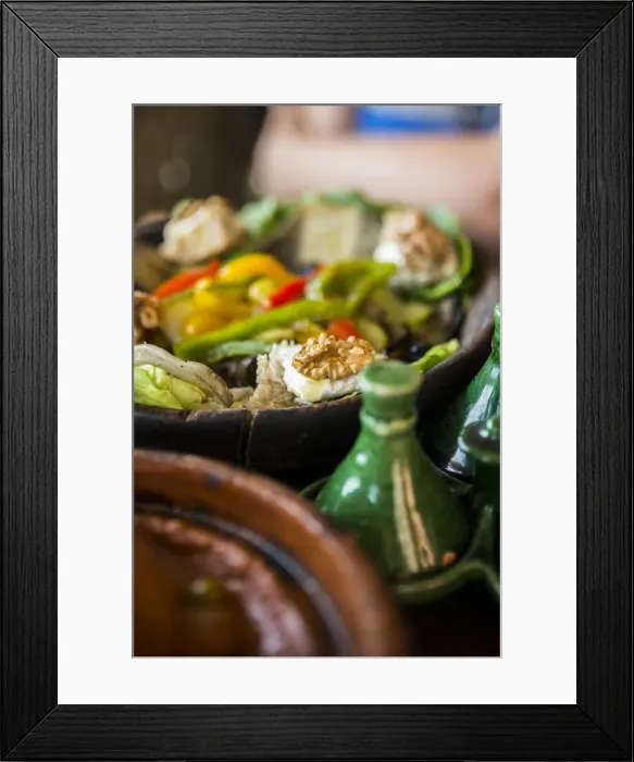Framed Print : Salad, Zeitoun Cafe, Marrakech, Morocco, North Africa, Africa Framed Print : Salad, Zeitoun Cafe, Marrakech, Morocco, North Africa, Africa