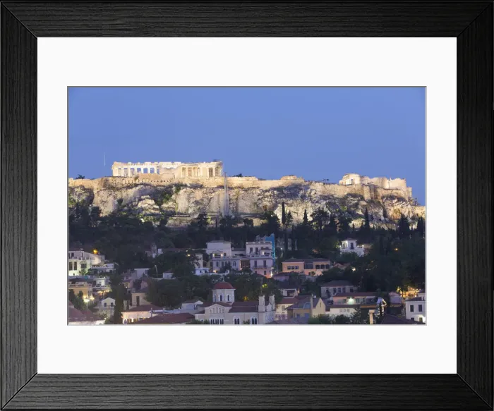 Framed Print : Evening, The Acropolis, UNESCO World Heritage Site, Athens, Greece, Europe Framed Print : Evening, The Acropolis, UNESCO World Heritage Site, Athens, Greece, Europe