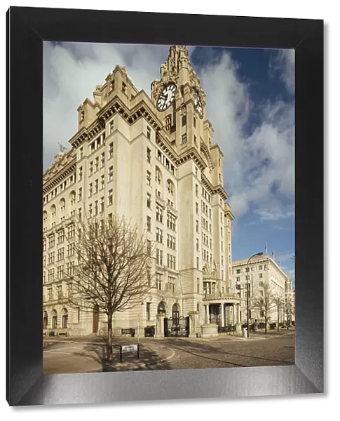 Exterior of the Liver Building, Liverpool, Merseyside, England, United Kingdom, Europe