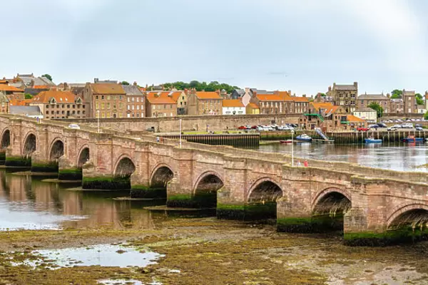 View of Berwick-upon-Tweed and the Old Bridge, Berwick-upon-Tweed, Northumberland