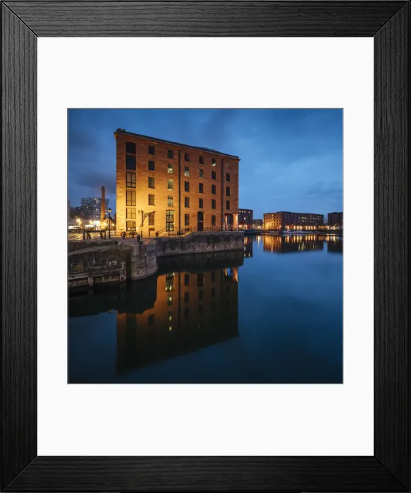 Framed Print : Albert Dock at dusk, Liverpool, Merseyside, England, United Kingdom, Europe Framed Print : Albert Dock at dusk, Liverpool, Merseyside, England, United Kingdom, Europe