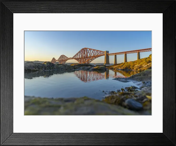 Framed Print : View of the Forth Rail Bridge, UNESCO World Heritage Site, over the Firth of Forth Framed Print : View of the Forth Rail Bridge, UNESCO World Heritage Site, over the Firth of Forth