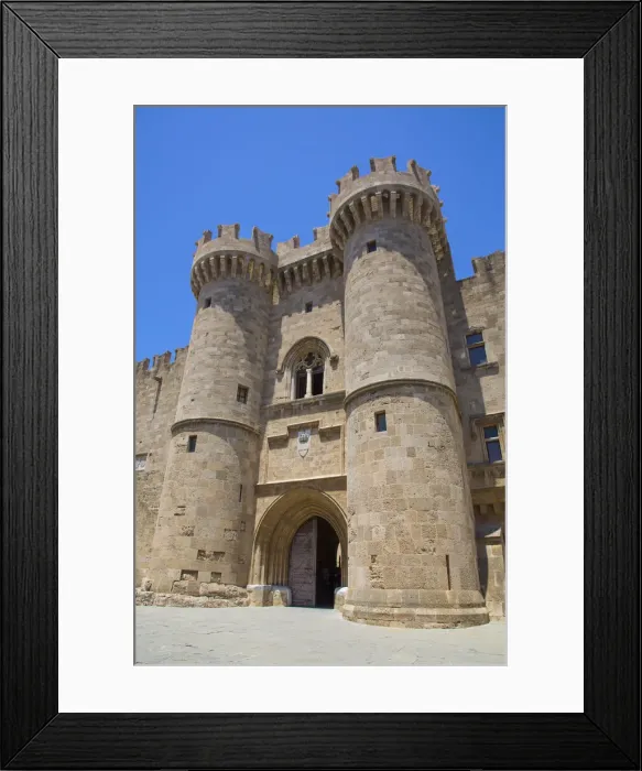 Framed Print : Entrance Gate, Palace of the Grand Master of the Knights, Rhodes Old Town Framed Print : Entrance Gate, Palace of the Grand Master of the Knights, Rhodes Old Town