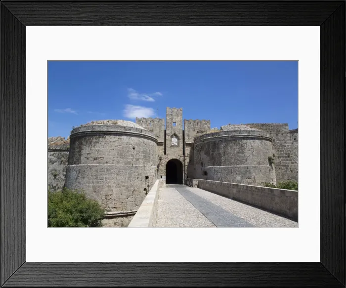 Framed Print : Gate d Amboise, Rhodes Old Town, UNESCO World Heritage Site, Rhodes Framed Print : Gate d Amboise, Rhodes Old Town, UNESCO World Heritage Site, Rhodes
